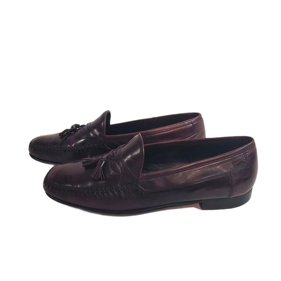 Johnston & Murphy Tassel Brown Leather Loafers main image 7